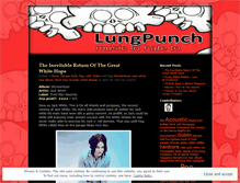 Tablet Screenshot of lungpunch.wordpress.com