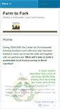 Mobile Screenshot of ncsustainablefood.wordpress.com