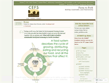Tablet Screenshot of ncsustainablefood.wordpress.com