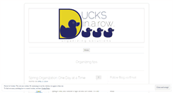 Desktop Screenshot of ducksinarowcharleston.wordpress.com