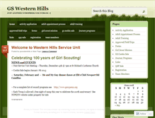 Tablet Screenshot of gswesternhills.wordpress.com