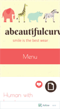 Mobile Screenshot of abeautifulcurve.wordpress.com