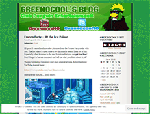 Tablet Screenshot of greenocool.wordpress.com