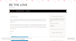 Desktop Screenshot of betheloveyoga.wordpress.com
