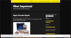 Desktop Screenshot of obatimpotensi402.wordpress.com