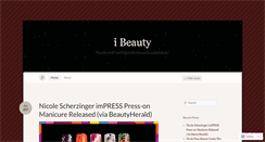 Desktop Screenshot of beautyi.wordpress.com