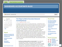 Tablet Screenshot of dashboardaccountants.wordpress.com