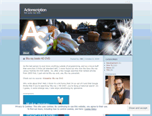 Tablet Screenshot of actionscription.wordpress.com