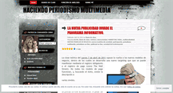 Desktop Screenshot of haciendoperiodismomultimedia.wordpress.com