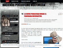 Tablet Screenshot of haciendoperiodismomultimedia.wordpress.com