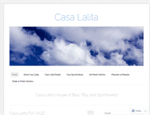 Tablet Screenshot of casalalita.wordpress.com