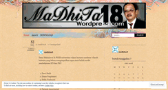 Desktop Screenshot of madhita18.wordpress.com