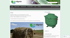 Desktop Screenshot of biodigesterfrance.wordpress.com