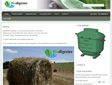 Tablet Screenshot of biodigesterfrance.wordpress.com