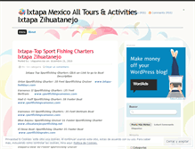Tablet Screenshot of ixtapamexico.wordpress.com