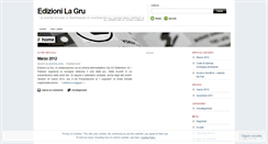 Desktop Screenshot of edizionilagru.wordpress.com
