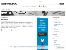Tablet Screenshot of edizionilagru.wordpress.com