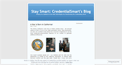 Desktop Screenshot of credentialsmart.wordpress.com