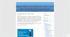 Desktop Screenshot of deepakagrawalblog.wordpress.com