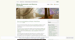 Desktop Screenshot of mediaecologies.wordpress.com