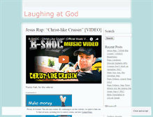 Tablet Screenshot of laughingatgod.wordpress.com