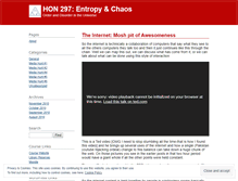 Tablet Screenshot of entropychaos.wordpress.com