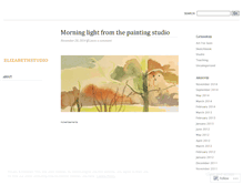 Tablet Screenshot of elizabethstudio.wordpress.com