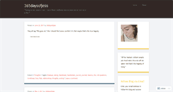 Desktop Screenshot of 365daysofjess.wordpress.com