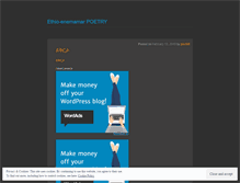 Tablet Screenshot of ethiopoetry.wordpress.com
