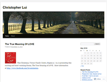 Tablet Screenshot of chris0710.wordpress.com