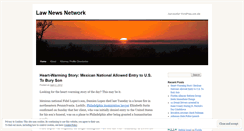 Desktop Screenshot of lawnewsnetwork.wordpress.com