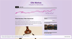 Desktop Screenshot of elliemarbus.wordpress.com