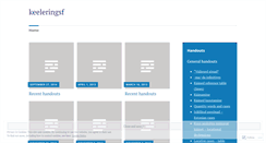 Desktop Screenshot of keeleringsf.wordpress.com