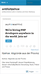 Mobile Screenshot of antifaitzehoe.wordpress.com