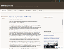 Tablet Screenshot of antifaitzehoe.wordpress.com
