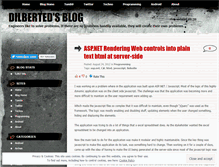 Tablet Screenshot of dilberted.wordpress.com
