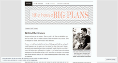 Desktop Screenshot of littlehousebigplans.wordpress.com