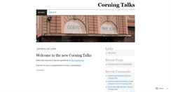 Desktop Screenshot of corning.wordpress.com