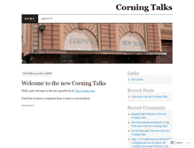 Tablet Screenshot of corning.wordpress.com