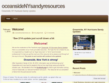 Tablet Screenshot of oceansidesandyresources.wordpress.com