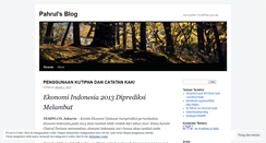 Desktop Screenshot of p4hrul.wordpress.com