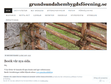 Tablet Screenshot of grundsunda.wordpress.com