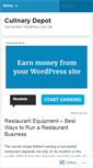 Mobile Screenshot of culinarydepotinc.wordpress.com