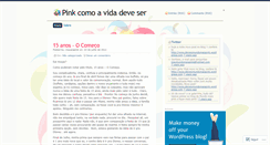 Desktop Screenshot of deixeomundomaispink.wordpress.com