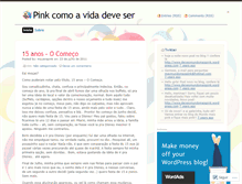 Tablet Screenshot of deixeomundomaispink.wordpress.com