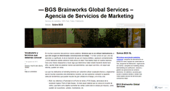 Desktop Screenshot of bgsagenciamarketing.wordpress.com