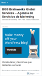 Mobile Screenshot of bgsagenciamarketing.wordpress.com