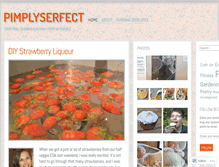 Tablet Screenshot of pimplyserfect.wordpress.com