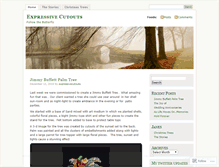 Tablet Screenshot of expressivecutouts.wordpress.com