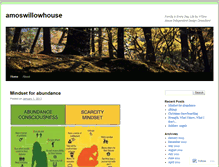 Tablet Screenshot of amoswillowhouse.wordpress.com